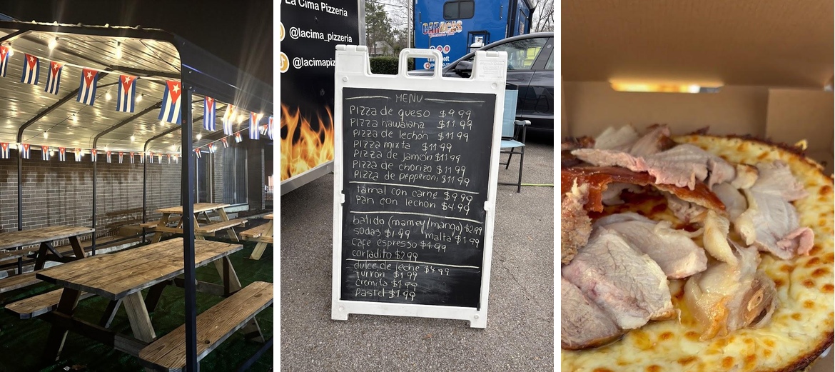 La Cima Pizzeria - Cuban Food Menu